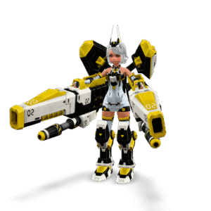 Mecha Girl Assault 3D Model