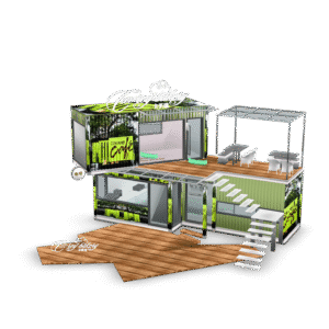 Container Cafe Model 3D Model