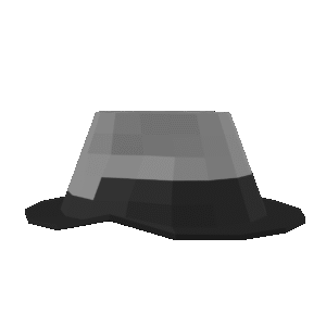 Low Poly Fedora 3D Model