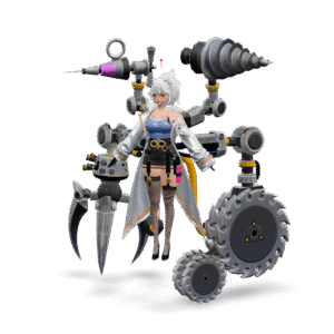 Mechanical Girl Gadgeteer 3D Model