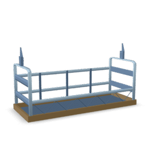 Window Cleaning Platform 3D Model