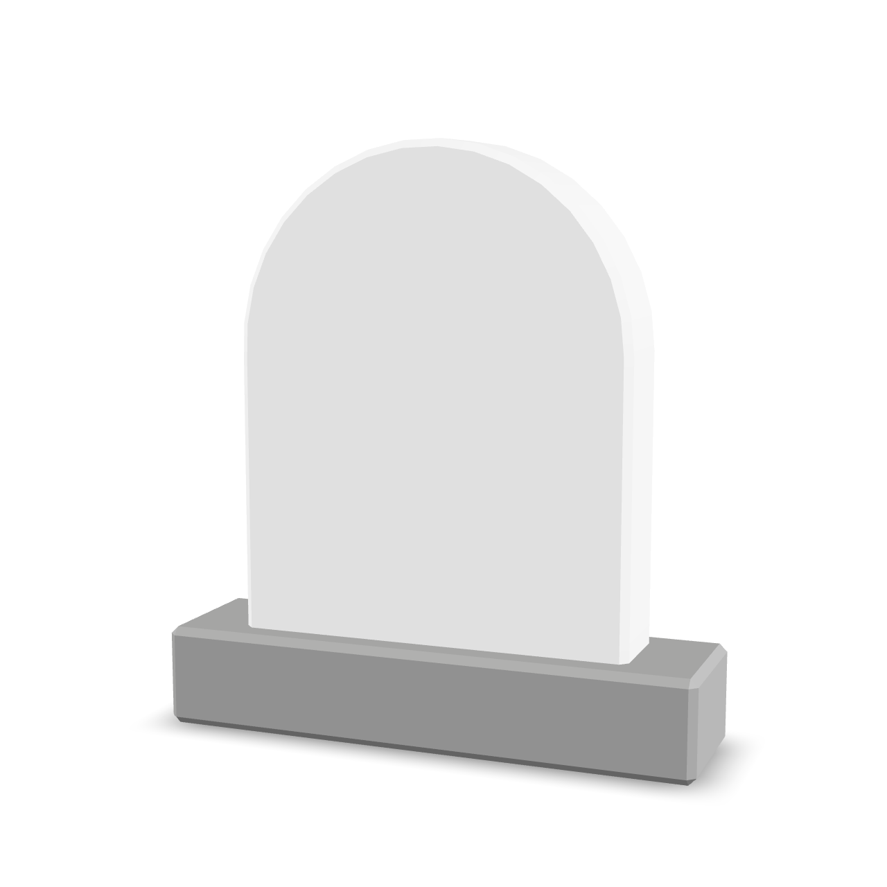 Simple Tombstone Prop 3D Model