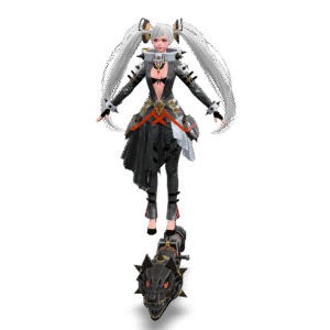 Cyberpunk Girl & Pet 3D Model