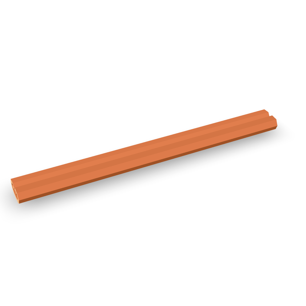 Simple Wooden Plank 3D Model