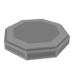 Octagonal Display Platform 3D Model