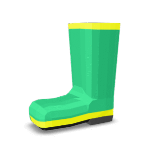 Stylized Rain Boot 3D Model