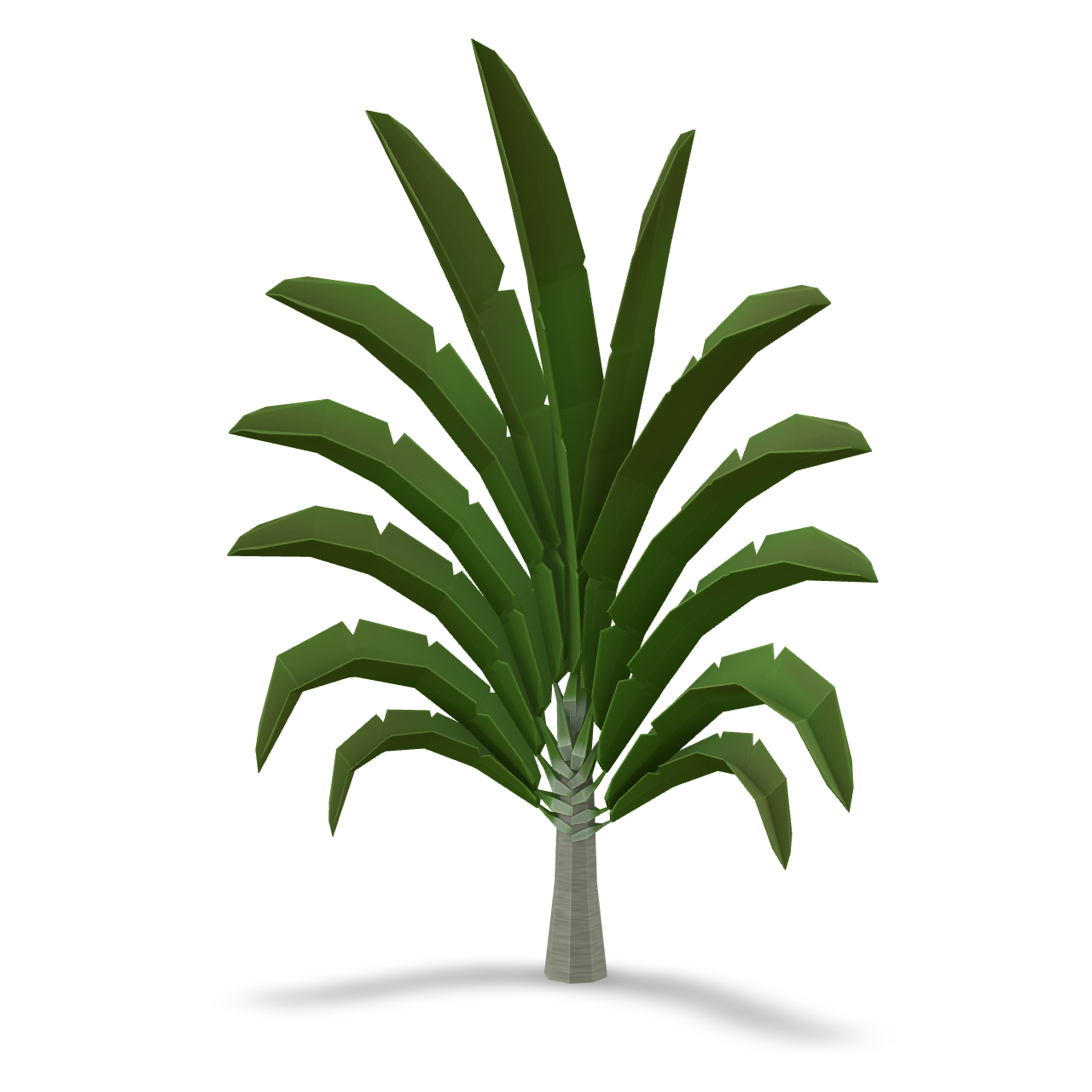 Stylized Palm Tree 3D Model