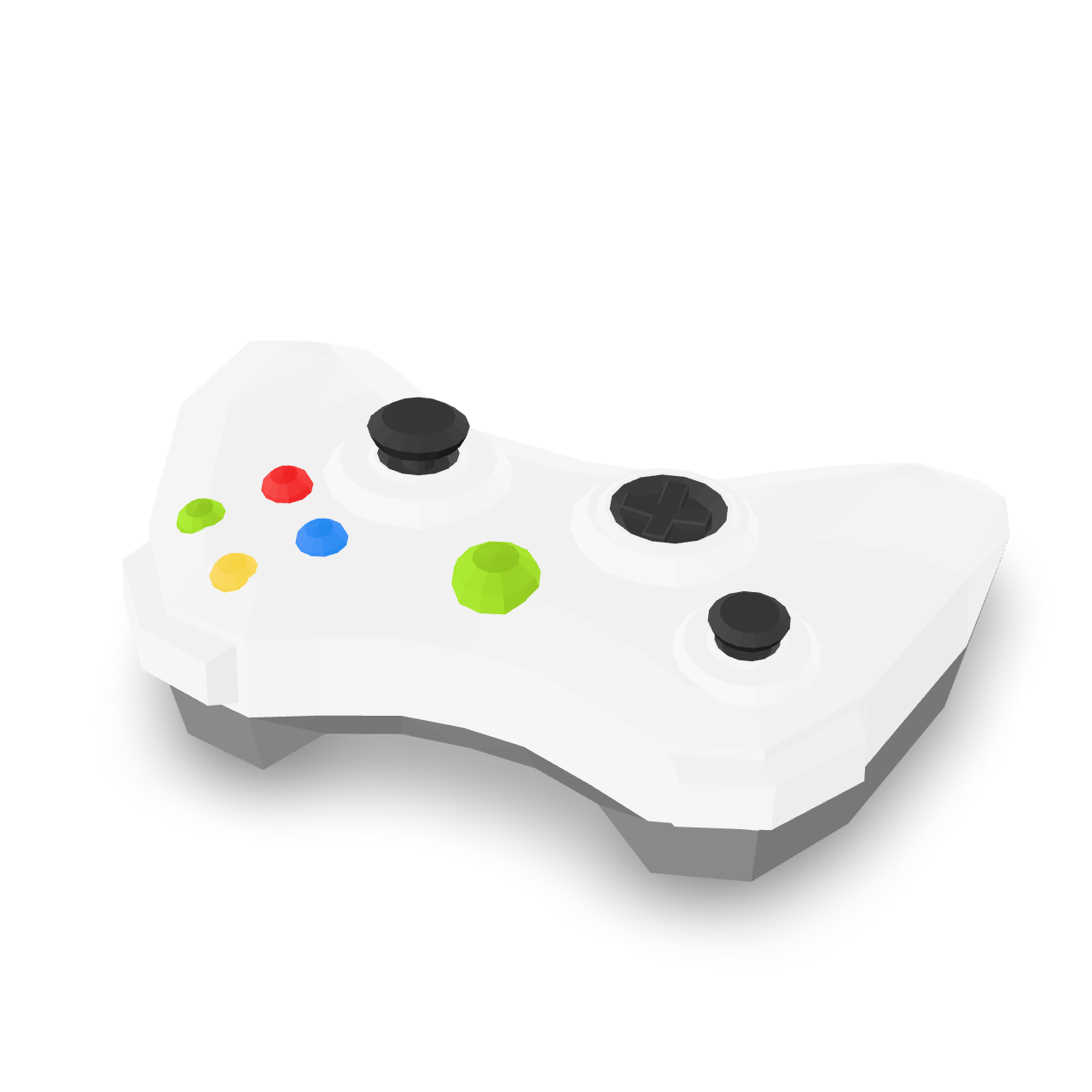 Low Poly Controller 3D Model