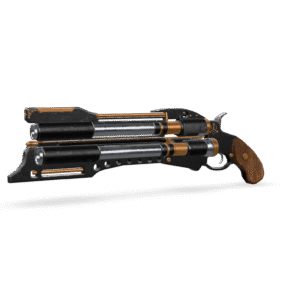 Steampunk Double Barrel 3D Model