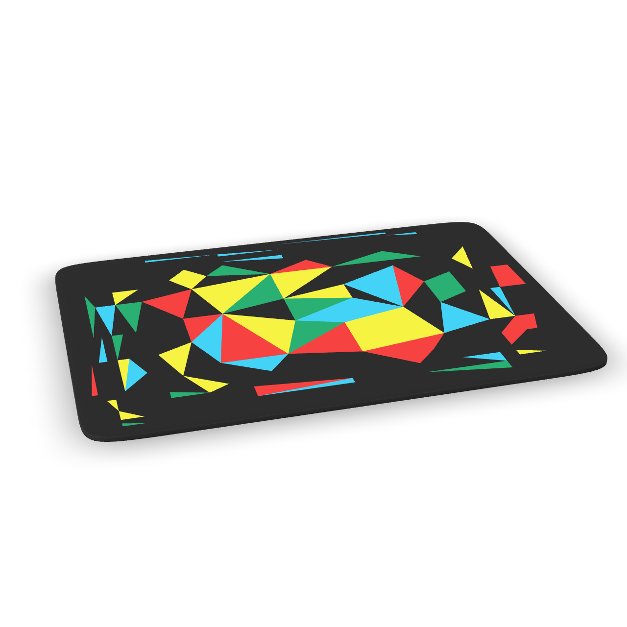 Abstract Geometric Rug 3D Model