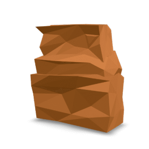 Low Poly Cliff 3D Model