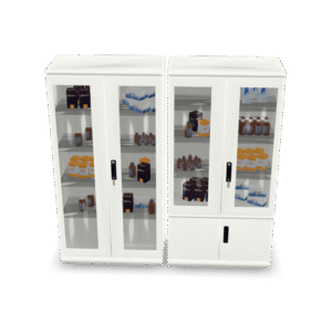 Medical Cabinet Set 3D Model