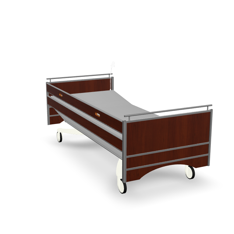Hospital Bed Model 3D Model