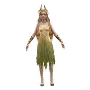 Forest Nymph Character 3D Model