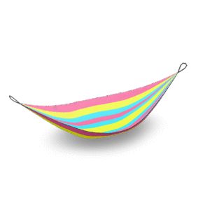 Colorful Striped Hammock 3D Model
