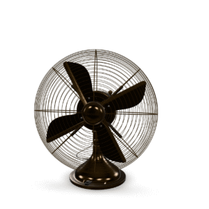 Vintage Bronze Fan 3D Model