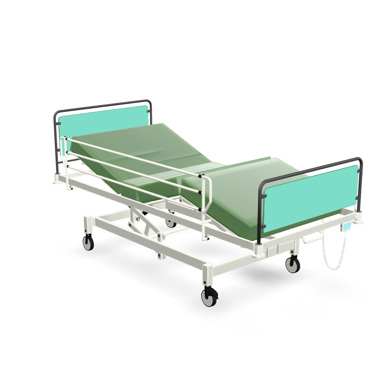 Adjustable Hospital Bed 3D Model