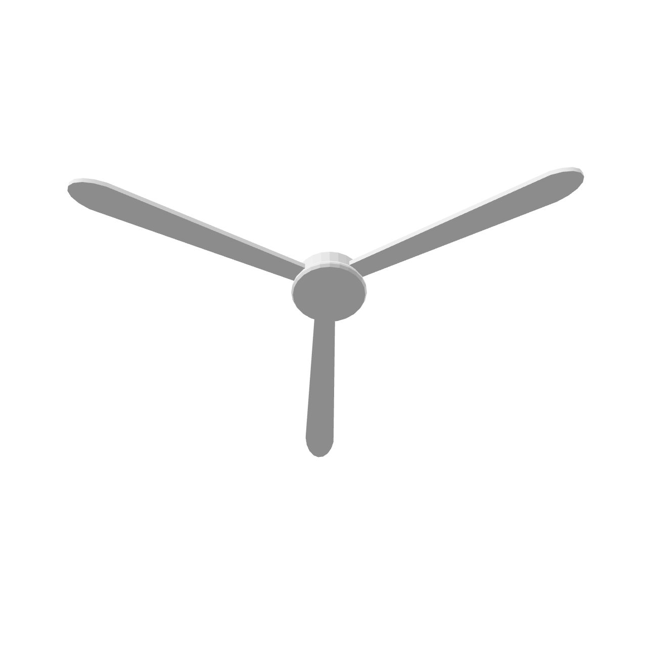 Simple Propeller Fan 3D Model