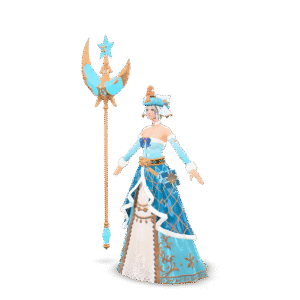 Celestial Sorceress Character 3D Model