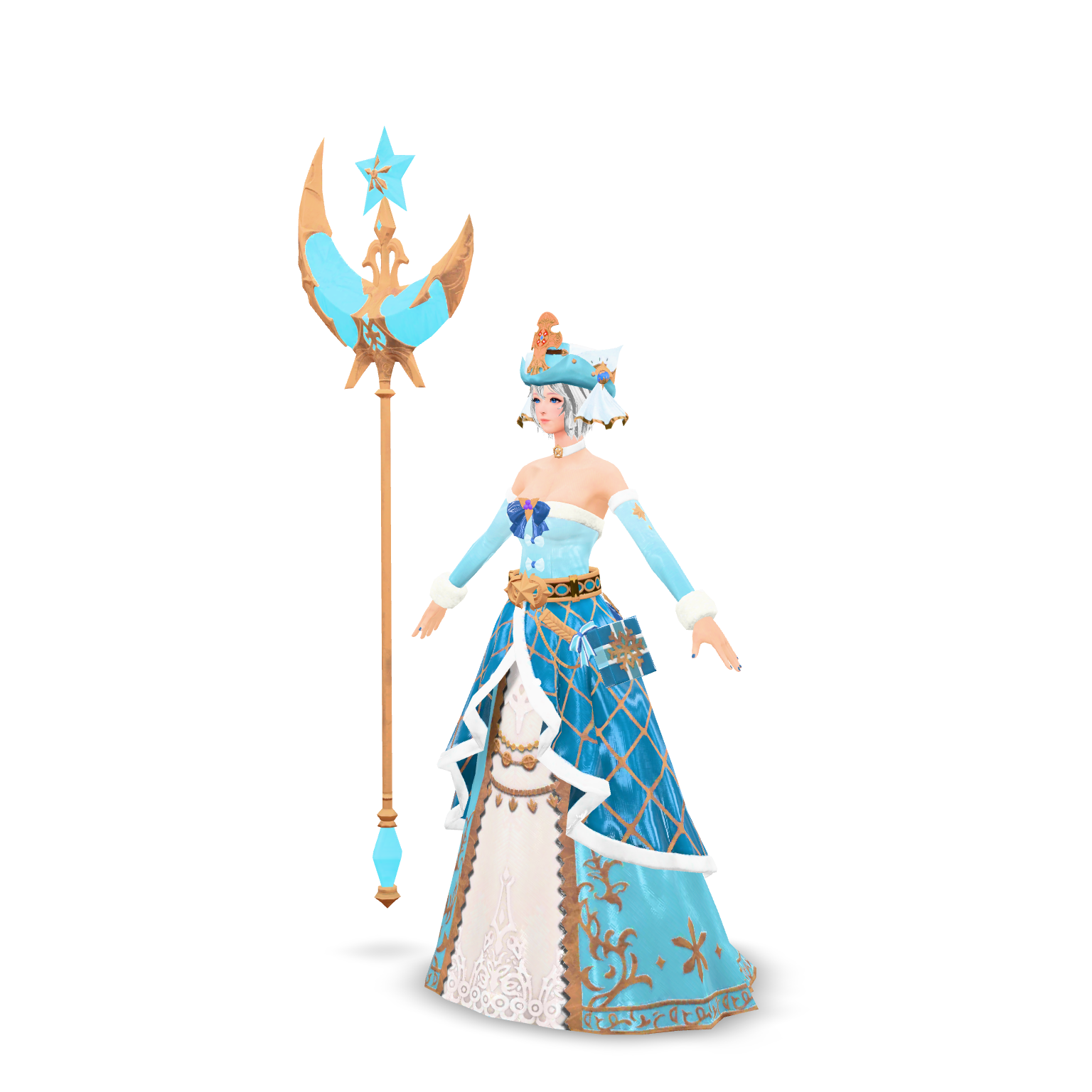 Celestial Sorceress Character 3D Model