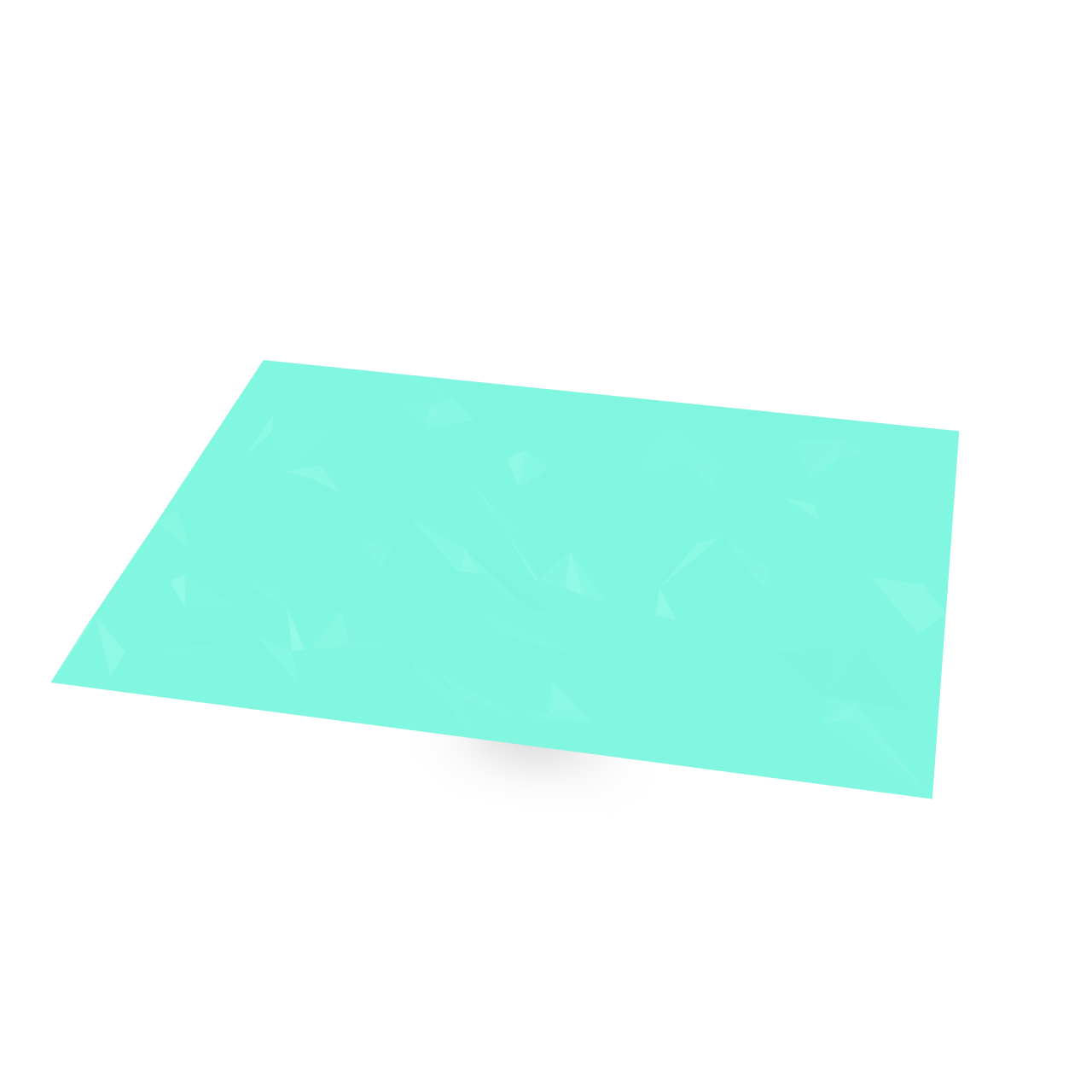 Low Poly Plane 3D Model