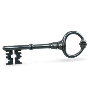 Ornate Metal Key 3D Model