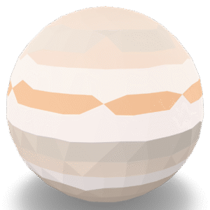 Low Poly Planet 3D Model