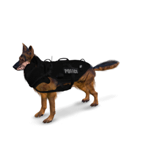 Police Dog Animated 3D Model
