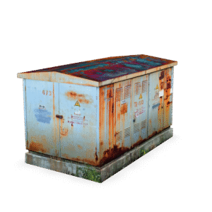 Rusty Electrical Box 3D Model