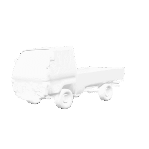 Mini Truck Blank 3D Model