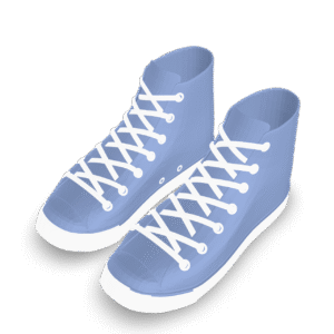 High Top Sneakers 3D Model