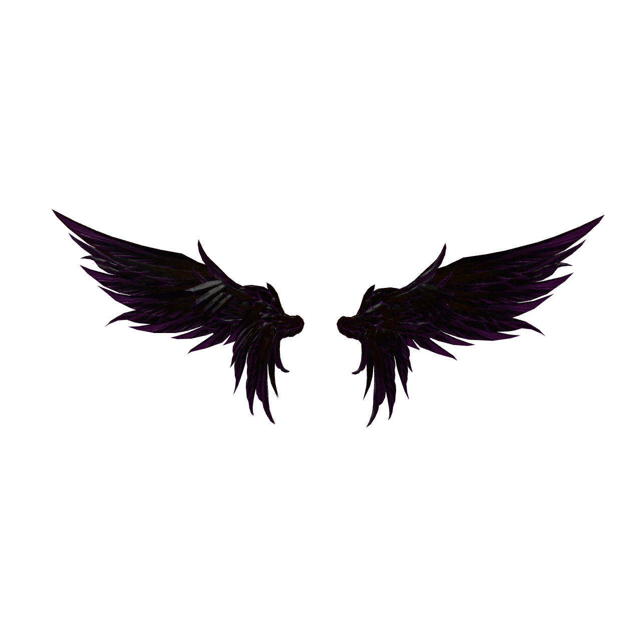 Dark Angel Wings 3D Model