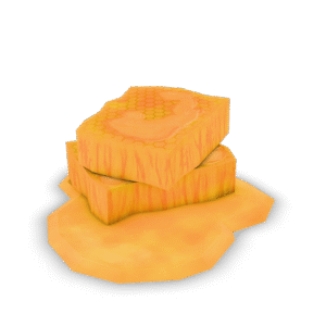 Stylized Honeycomb Stack 3D Model