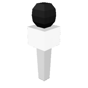 Low Poly Microphone 3D Model