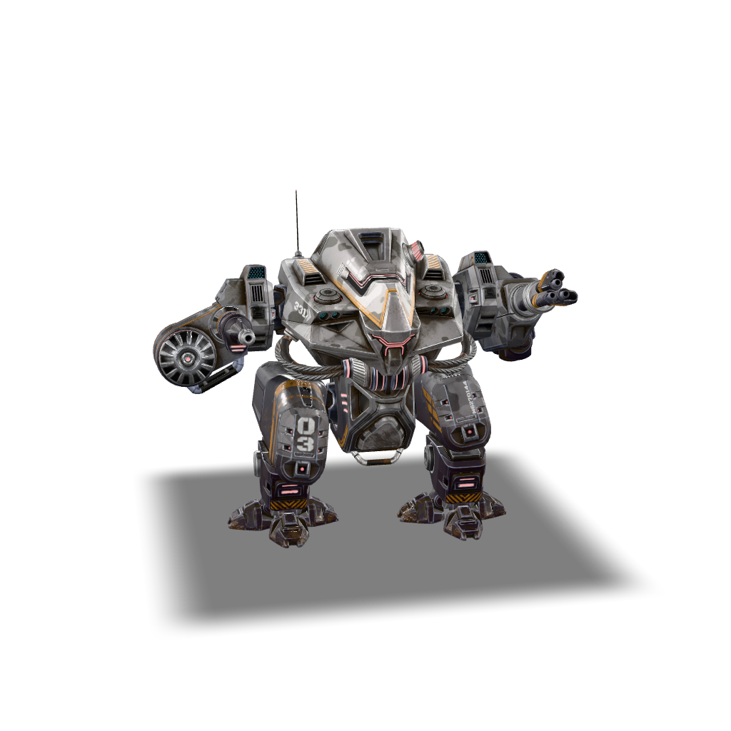 Heavy Combat Mech 3D Model