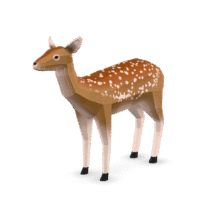 Low Poly Deer 3D Model