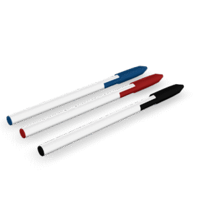 Classic Ballpoint Pens 3D Model
