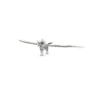 Winged Unicorn 3D Model