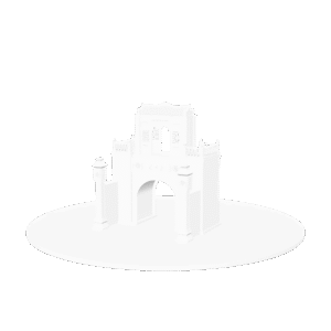 Architectural Archway Structure 3D Model