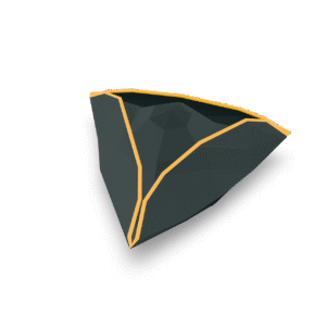 Low Poly Tricorn 3D Model