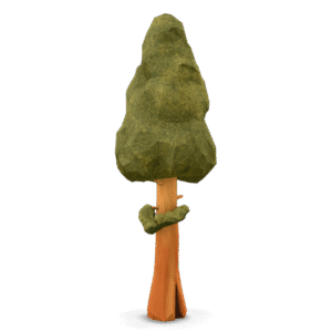Stylized Lowpoly Tree 3D Model