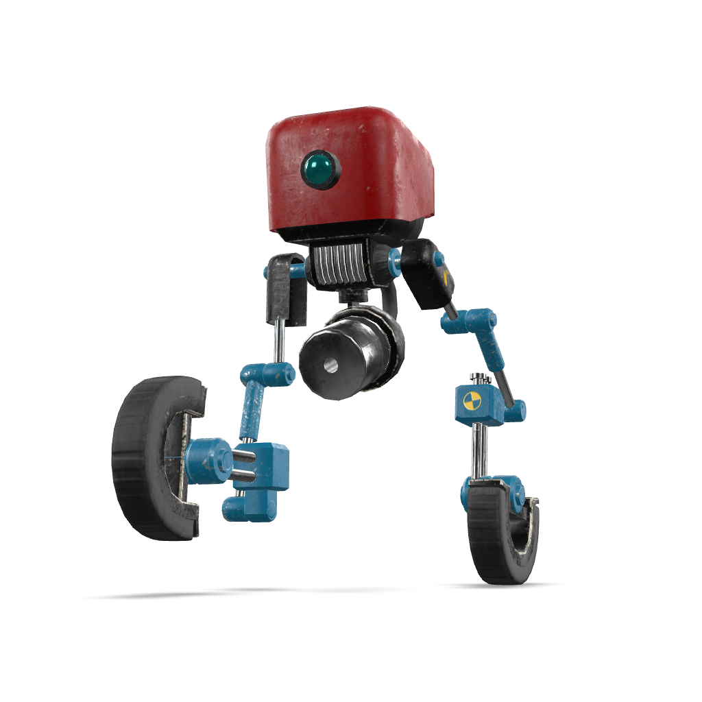 Tripod Surveillance Bot 3D Model
