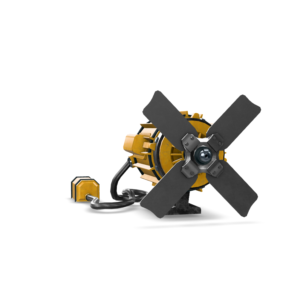 Industrial Power Turbine 3D Model