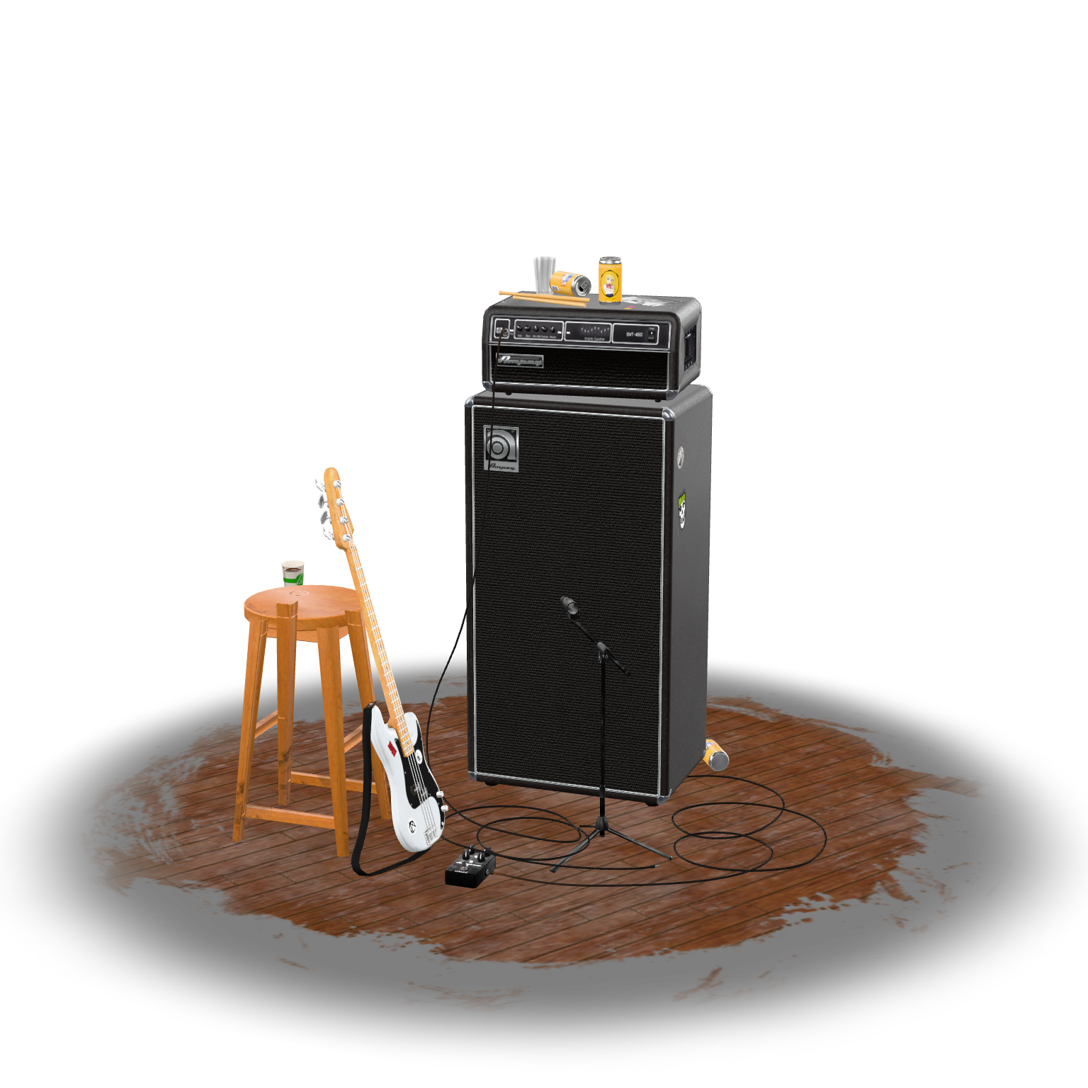 Rock and Roll Setup 3D Model