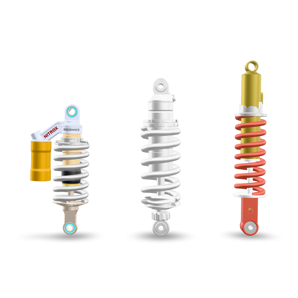 Suspension Shock Absorbers 3D Model