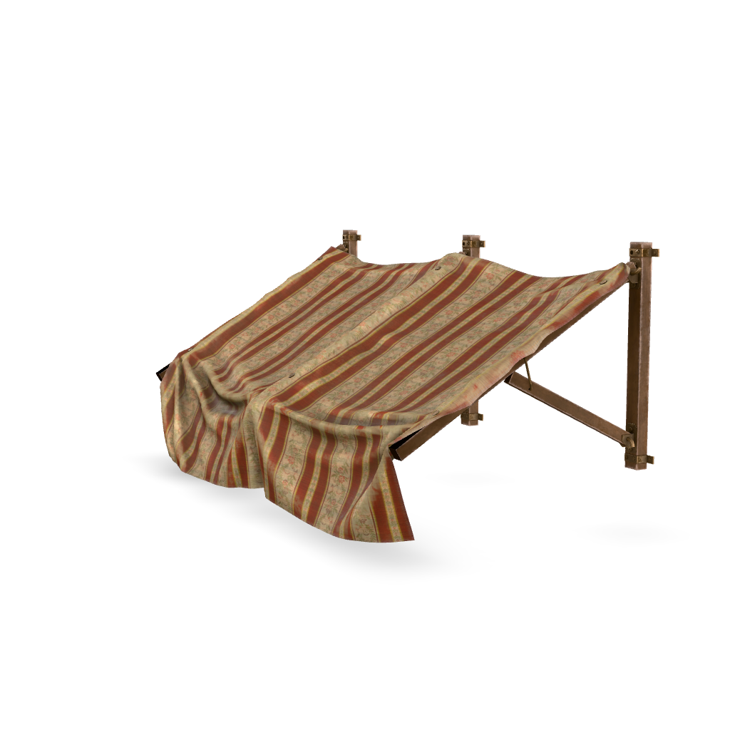 Market Stall Awning 3D Model