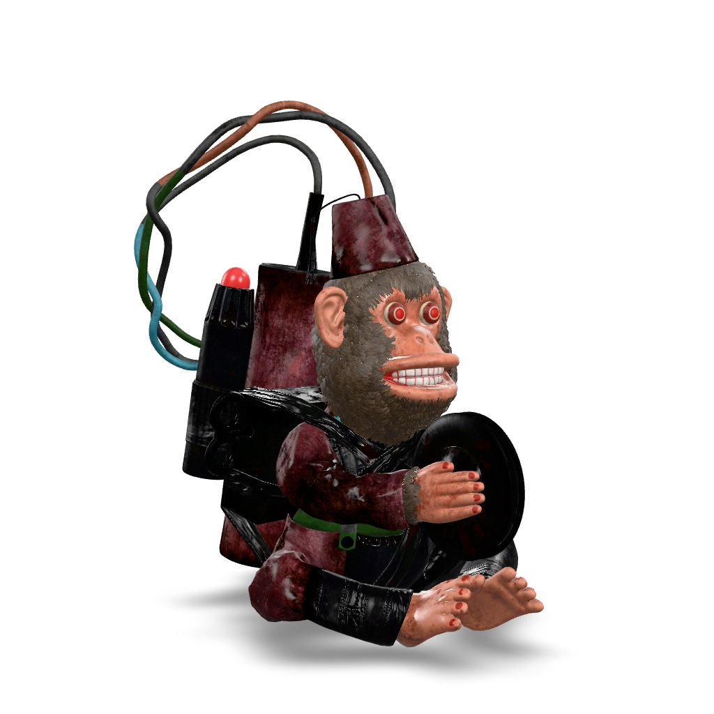 Cymbal Monkey Bomb 3D Model