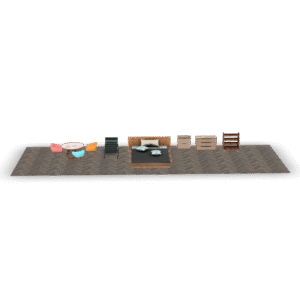 Modern Bedroom Set 3D Model
