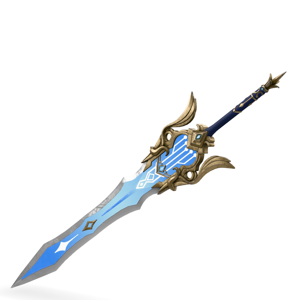 Azure Blade 3D Model
