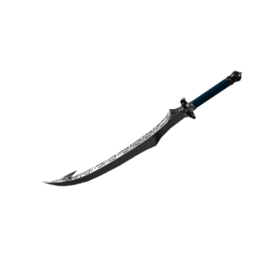 Elegant Fantasy Sword 3D Model